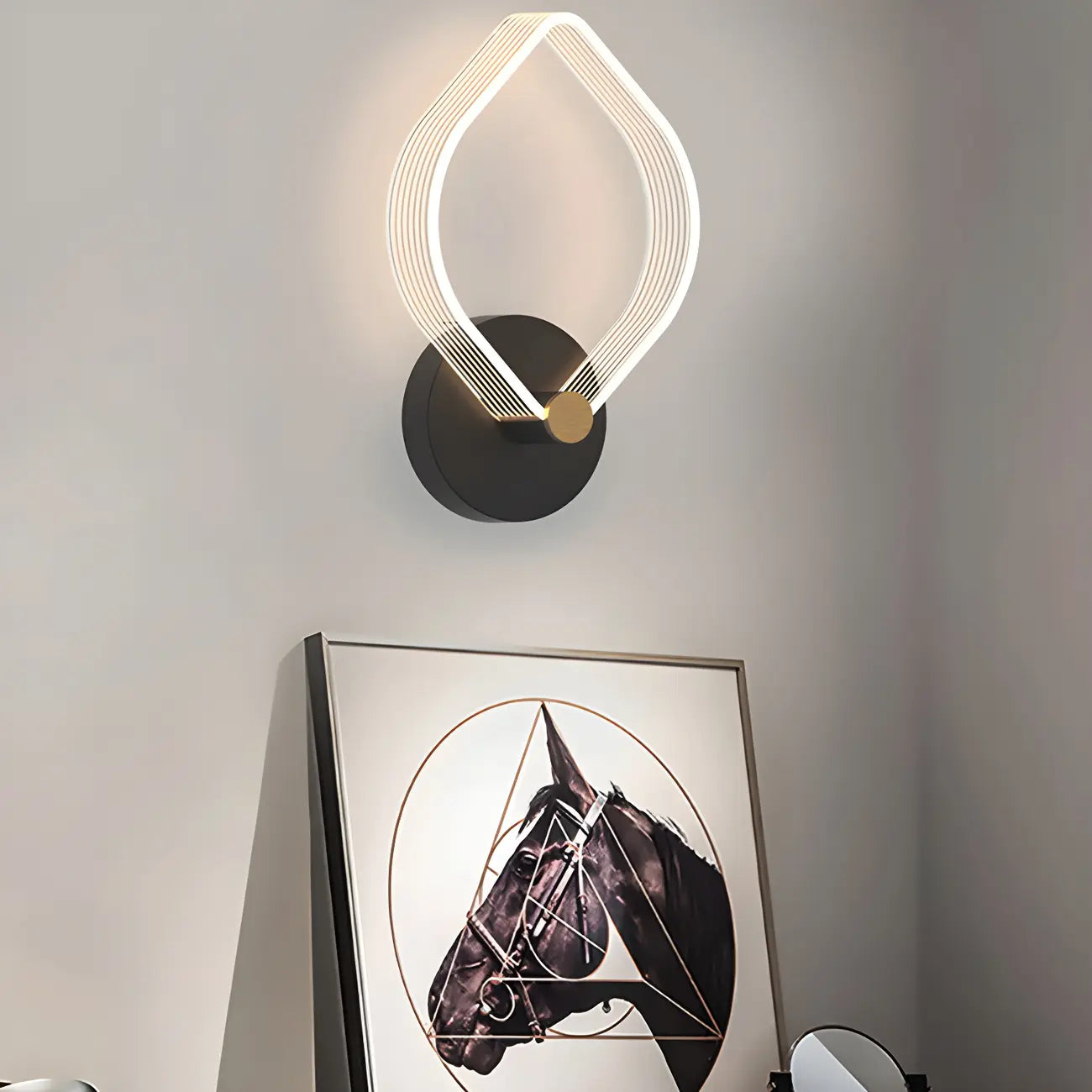 Minimalist Mini Geometric LED Wall Sconce for Indoor Spaces