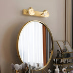 Modern Gold Metal Bathroom Vanity Light