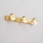 Modern Gold Metal Bathroom Vanity Light