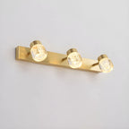 Modern Gold Metal Bathroom Vanity Light