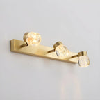 Modern Gold Metal Bathroom Vanity Light