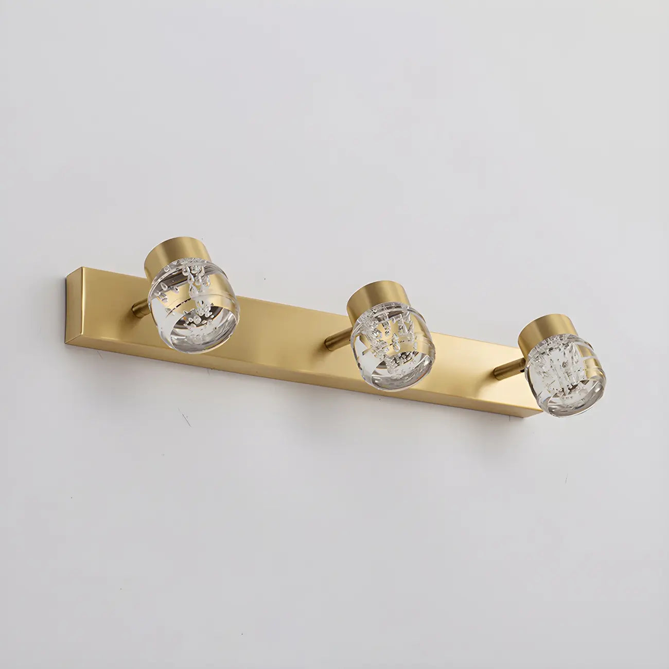 Modern Gold Metal Bathroom Vanity Light