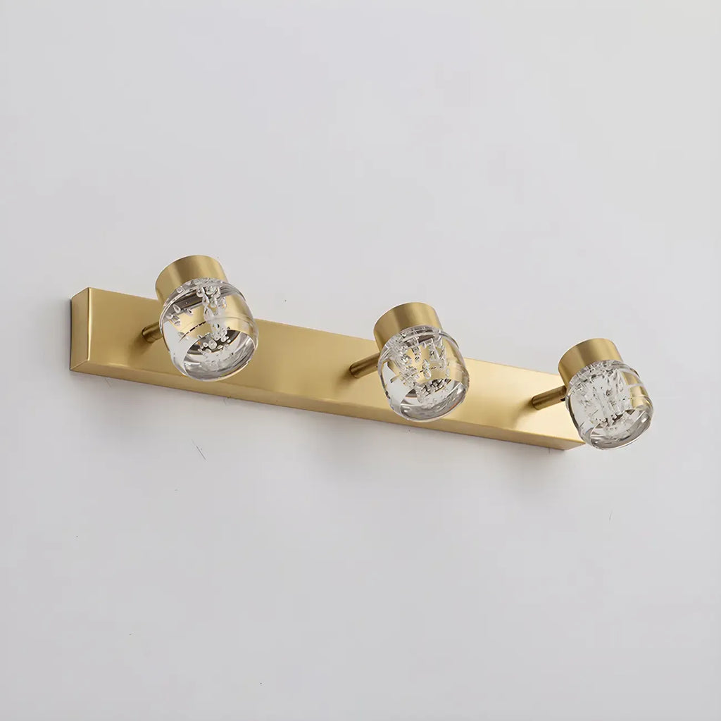 Modern Gold Metal Bathroom Vanity Light