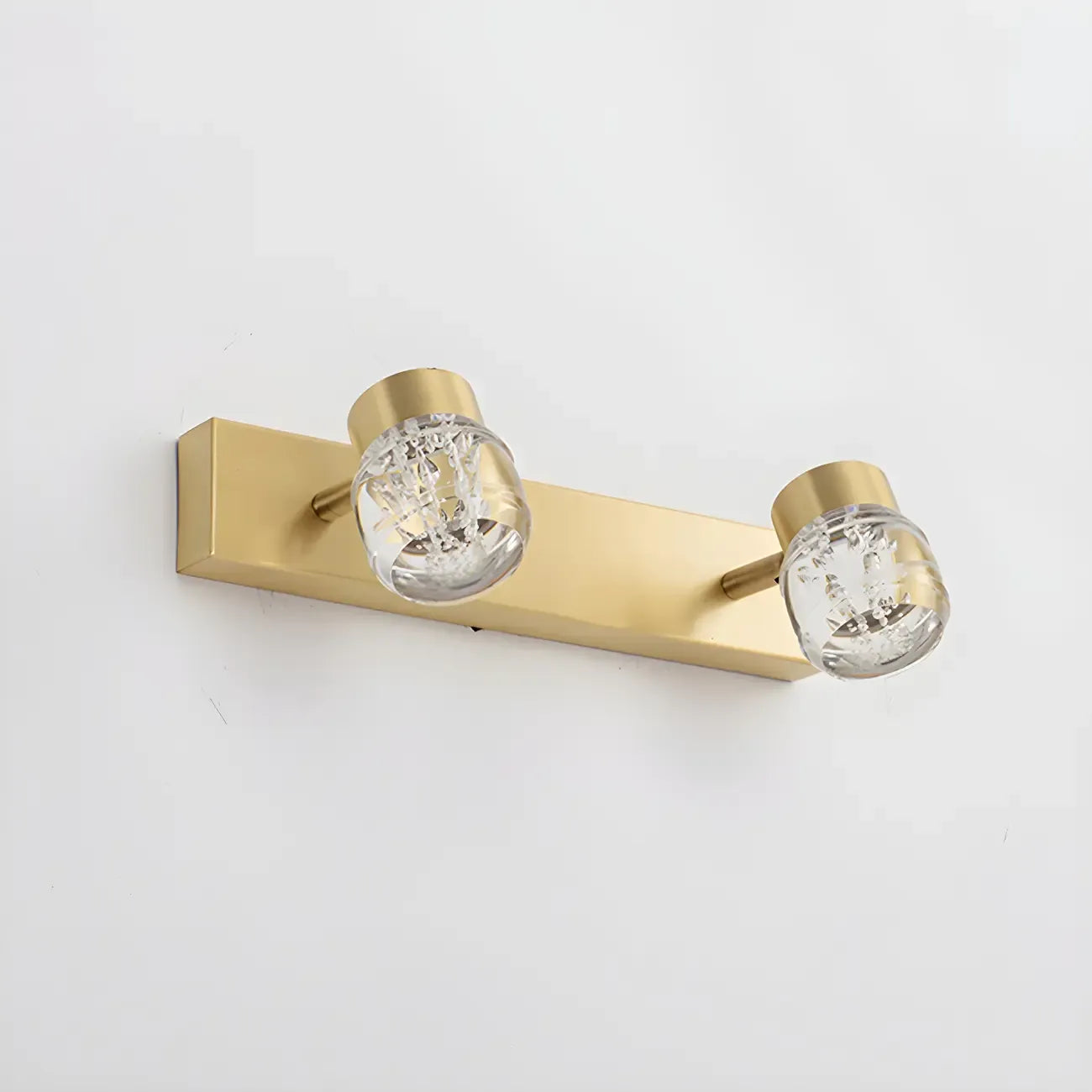 Modern Gold Metal Bathroom Vanity Light