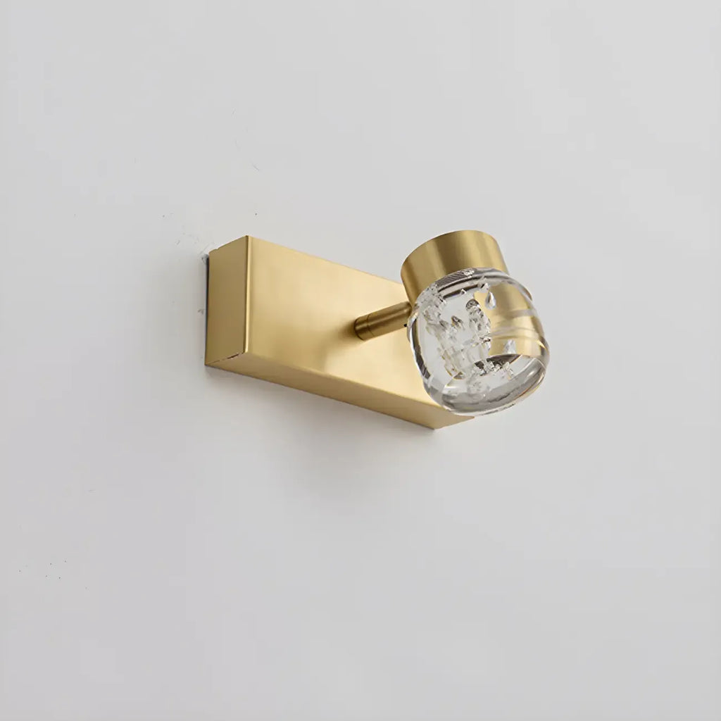 Modern Gold Metal Bathroom Vanity Light