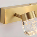 Modern Gold Metal Bathroom Vanity Light