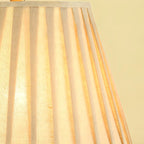 HomeyFad Classical Light Yellow Fabric Shade Floral Ceramic Table Lamp