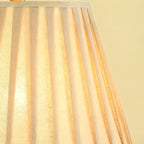 HomeyFad Classical Light Yellow Fabric Shade Floral Ceramic Table Lamp