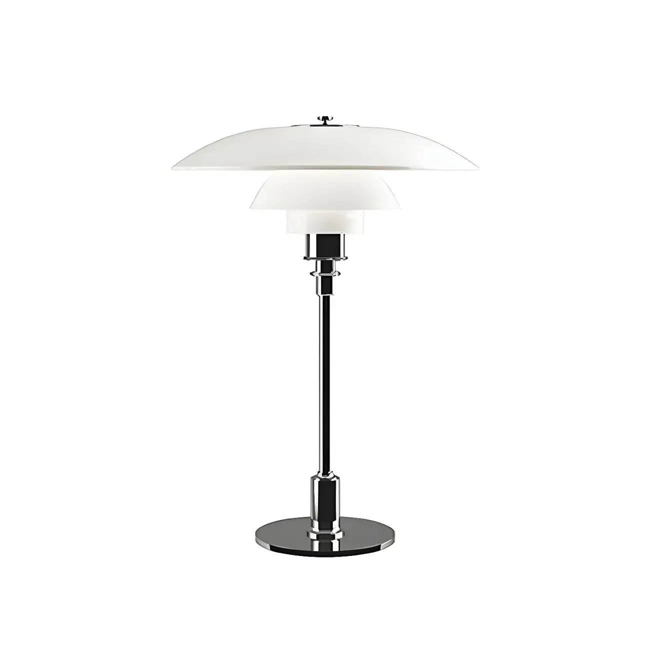 HomeyFad Post-Modern Tiered LED Table Lamp with Built-In Power
