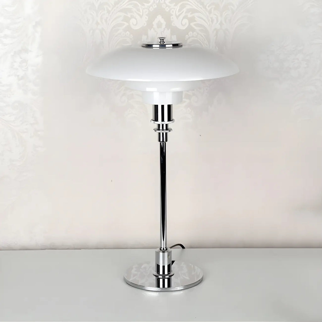HomeyFad Post-Modern Tiered LED Table Lamp with Built-In Power