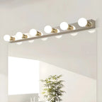 Modern Chrome Globe Bulb Bathroom Vanity Light