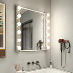 Modern Chrome Globe Bulb Bathroom Vanity Light