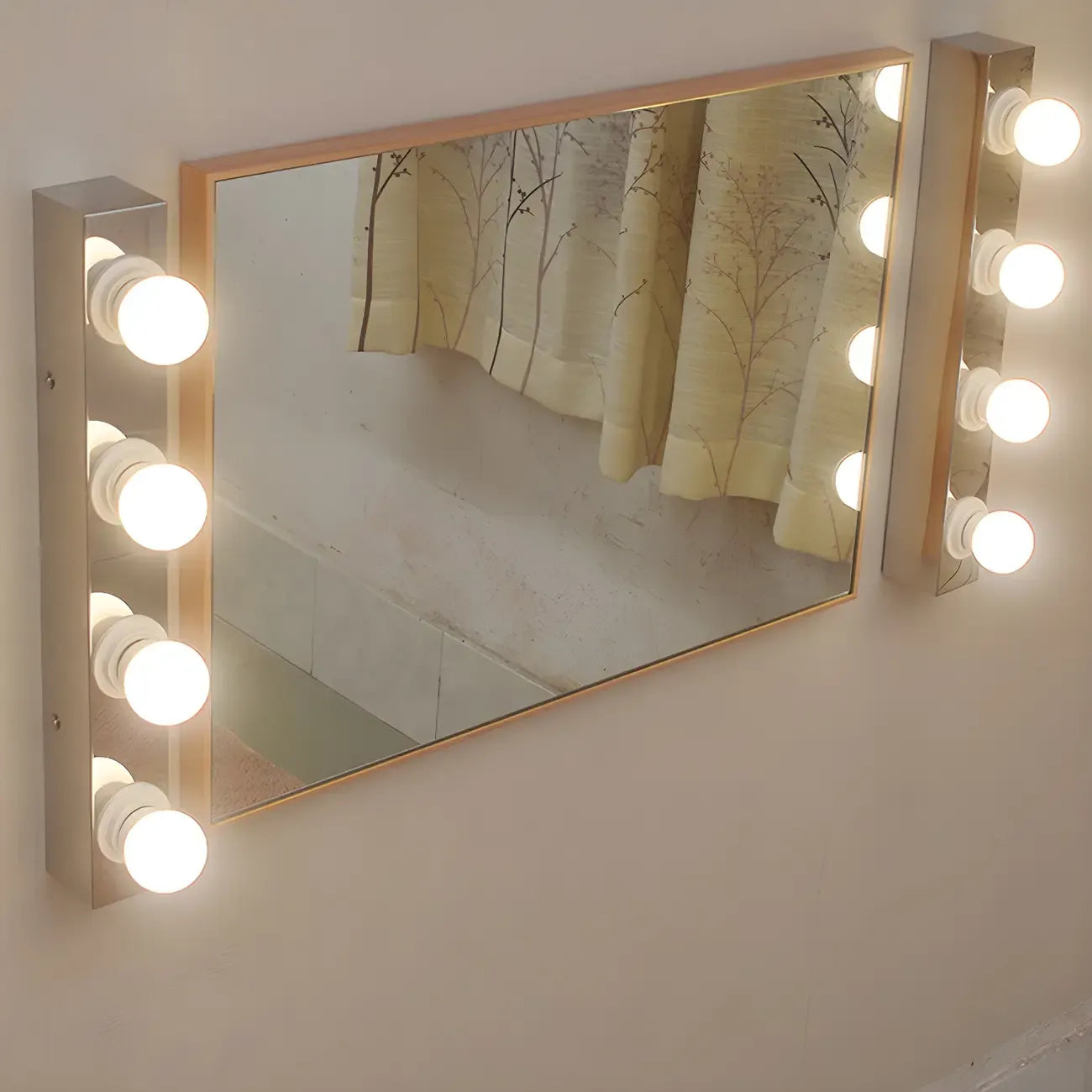 Modern Chrome Globe Bulb Bathroom Vanity Light