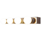 Modern Chrome Globe Bulb Bathroom Vanity Light