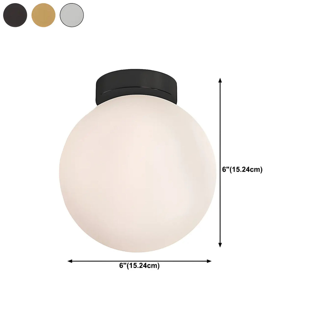 Modern Minimalist Globe Vanity Light Bathroom Wall Single Light