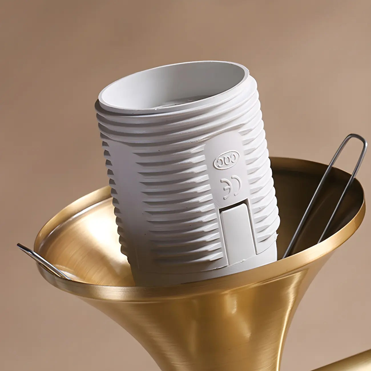 Gold Modern Dual Globe Glass Wall Vanity Light for Bathroom