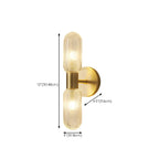 Unique Gold Up Down Wall Mounted Prismatic Glass Vanity Light