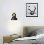 Cone Industrial Vanity Light for Bathroom Wall