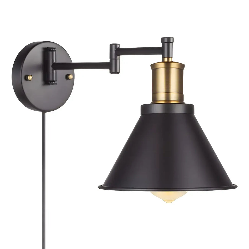 Cone Industrial Vanity Light for Bathroom Wall