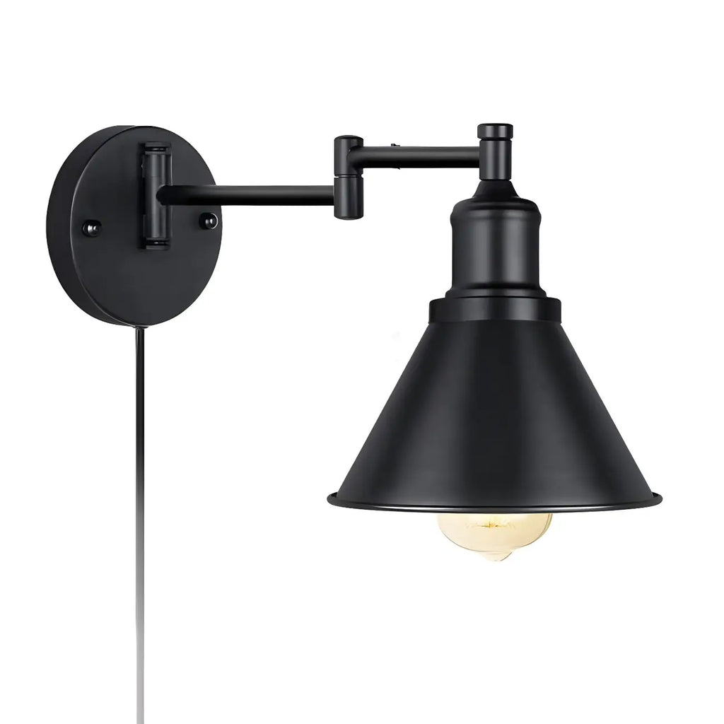 Cone Industrial Vanity Light for Bathroom Wall