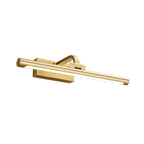 Glam Gold Metal LED Vanity Light with Acrylic Shade for Bathroom