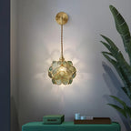 Modern Flower Prismatic Glass Arc Vanity Light