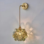 Modern Flower Prismatic Glass Arc Vanity Light