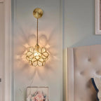 Modern Flower Prismatic Glass Arc Vanity Light
