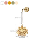 Modern Flower Prismatic Glass Arc Vanity Light