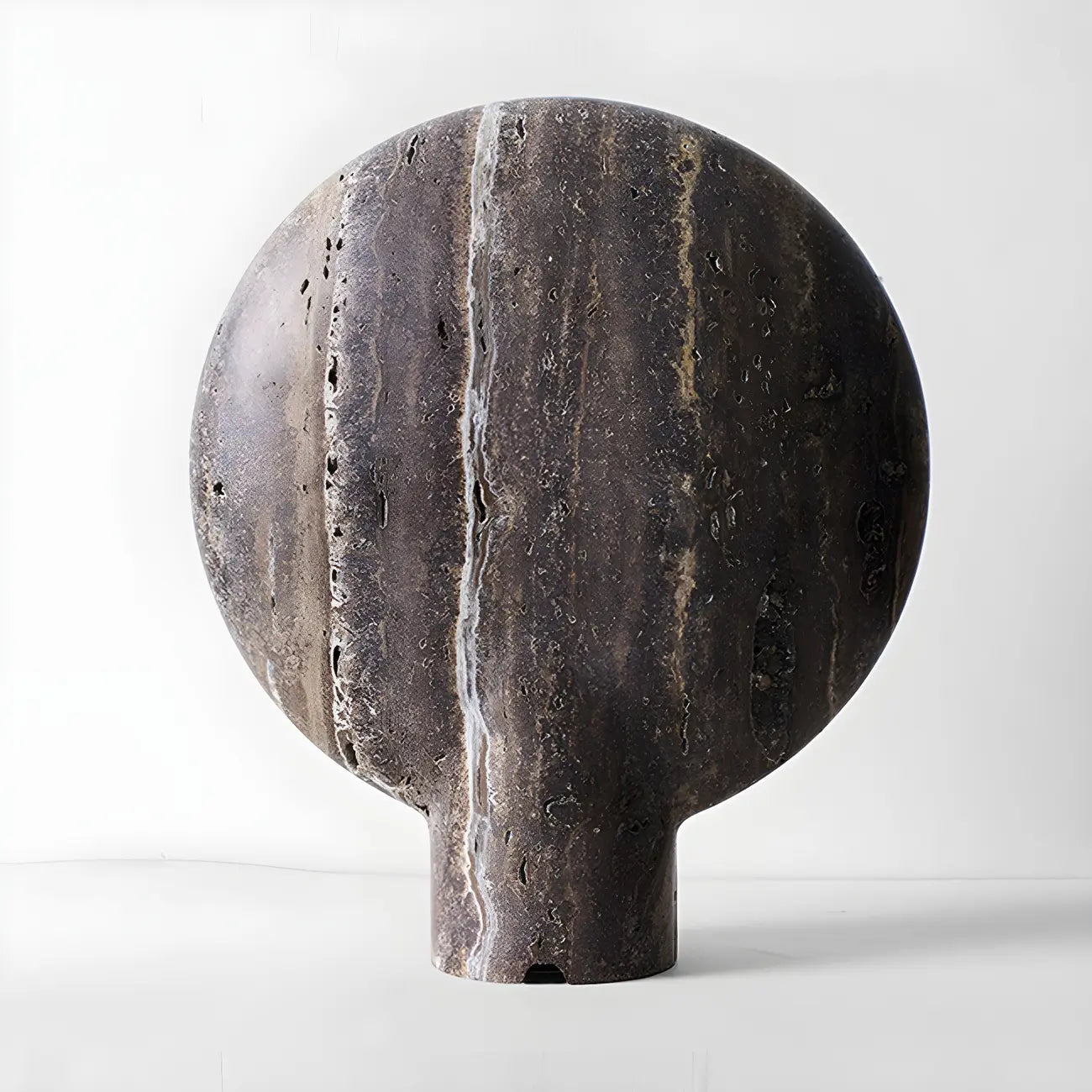 Modern Art Deco Stone Table Lamp for Bedroom