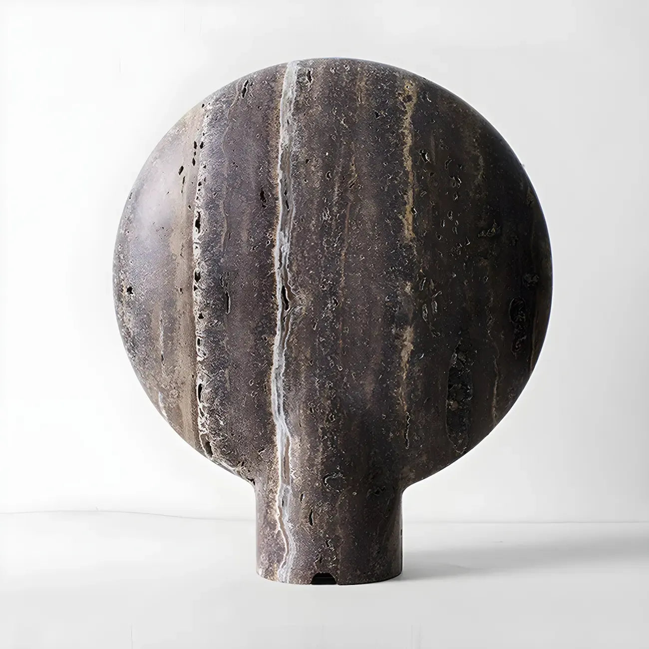 Modern Art Deco Stone Table Lamp for Bedroom