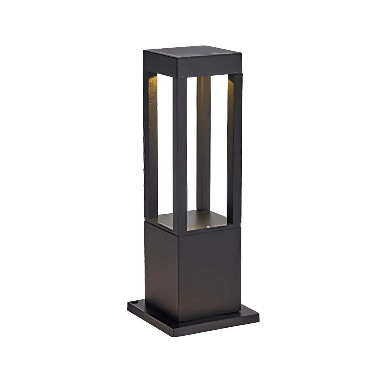 Wired Geometric Simple Metal Post Cap Light