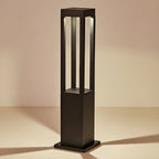 Wired Geometric Simple Metal Post Cap Light