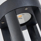 Wired Geometric Simple Metal Post Cap Light