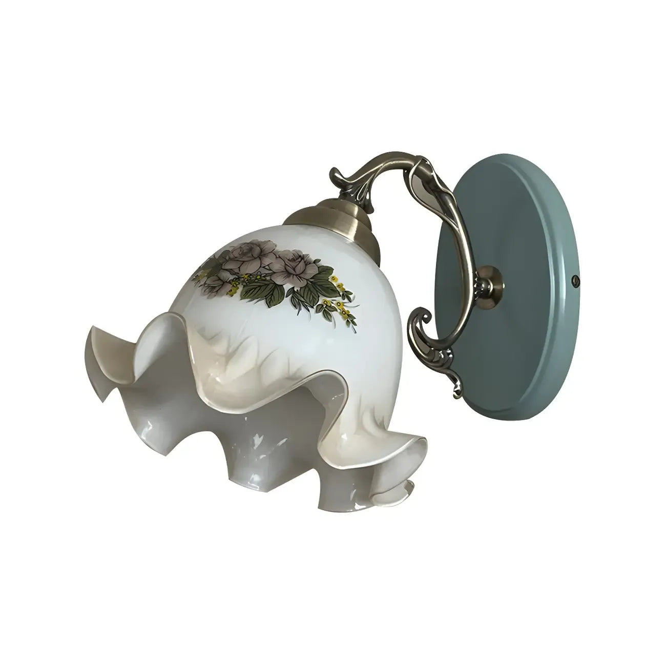 Retro Mini Colored Glass Wall Control Sconce for Living Spaces
