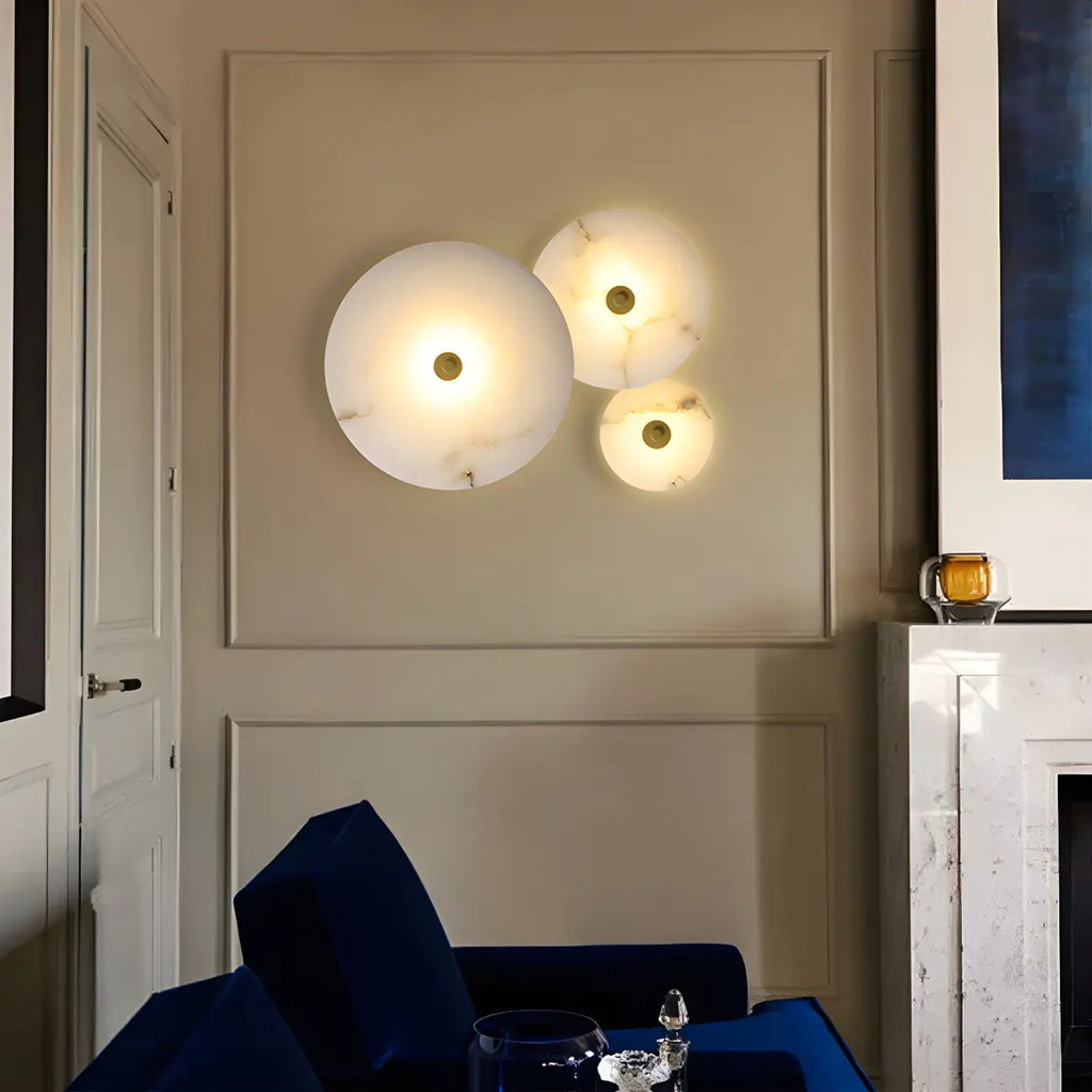 Modern Stone Acrylic LED Wall Sconce with Ambient Lighting