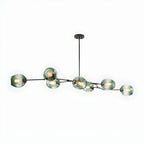 Large Sputnik Downrods Glass Chandelier for Indoor Use