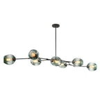 Large Sputnik Downrods Glass Chandelier for Indoor Use